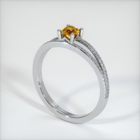 0.61 Ct. Sapphire Ring, Platinum 950 2