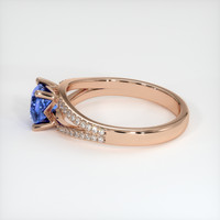 0.73 Ct. Sapphire Ring, 14K Rose Gold 4