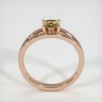 0.54 Ct. Sapphire Ring, 14K Rose Gold 3