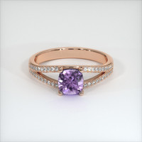 0.83 Ct. Sapphire Ring, 14K Rose Gold 1