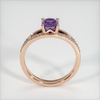 0.83 Ct. Sapphire Ring, 14K Rose Gold 3