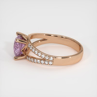 1.59 Ct. Sapphire Ring, 18K Rose Gold 4