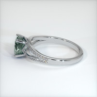 1.34 Ct. Sapphire Ring, 14K White Gold 4