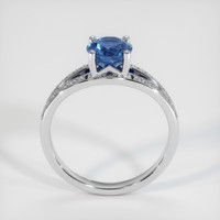 1.20 Ct. Sapphire Ring, 18K White Gold 3