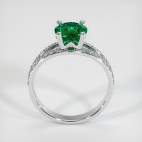 1.23 Ct. Emerald Ring, 18K White Gold 3