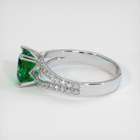 1.23 Ct. Emerald Ring, 18K White Gold 4