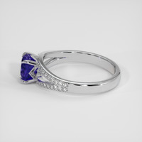 1.20 Ct. Bluish Purple Sapphire Ring, 18K White Gold 4