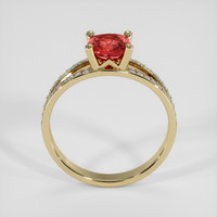 1.16 Ct. Padparadscha Sapphire Ring, 14K Yellow Gold 3