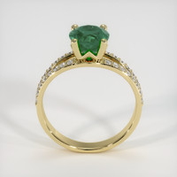 1.38 Ct. Emerald Ring, 18K Yellow Gold 3