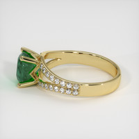 1.38 Ct. Emerald Ring, 18K Yellow Gold 4