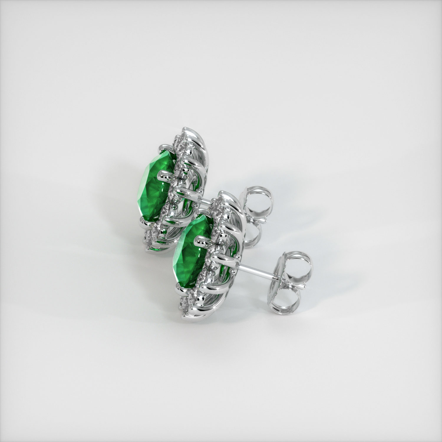 Details about   3.15Ct Emerald Cut D/VVS1 Diamond 14k White Gold Finish Engagement Wedding Ring 