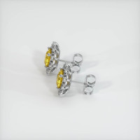<span>1.59</span>&nbsp;<span class="tooltip-light">Ct.Tw.<span class="tooltiptext">Total Carat Weight</span></span> Sapphire Earrings, 14K White Gold 3