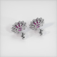 <span>4.99</span>&nbsp;<span class="tooltip-light">Ct.Tw.<span class="tooltiptext">Total Carat Weight</span></span> Sapphire Earrings, 14K White Gold 4