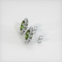 <span>5.53</span>&nbsp;<span class="tooltip-light">Ct.Tw.<span class="tooltiptext">Total Carat Weight</span></span> Gemstone Earrings, 18K White Gold 3