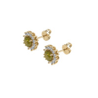 1.44 Ct.Tw. Gemstone Earrings, 14K Yellow Gold 3