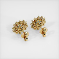 <span>1.79</span>&nbsp;<span class="tooltip-light">Ct.Tw.<span class="tooltiptext">Total Carat Weight</span></span> Gemstone Earrings, 18K Yellow Gold 4