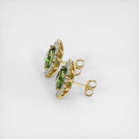 5.53 Ct.Tw. Gemstone Earrings, 18K Yellow Gold 3