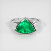 2.32 Ct. Emerald Ring, Platinum 950 1