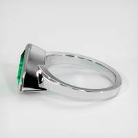 2.32 Ct. Emerald Ring, Platinum 950 4