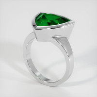 4.29 Ct. Emerald Ring, Platinum 950 2