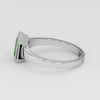 1.06 Ct. Green Tsavorite Garnet Ring, Platinum 950 4