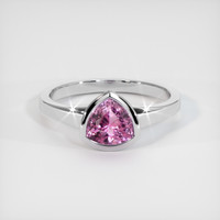 1.09 Ct. Pink Sapphire Ring, Platinum 950 1