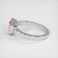 1.64 Ct. Pink Sapphire Ring, Platinum 950 4