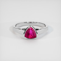 1.16 Ct. Ruby Ring, Platinum 950 1