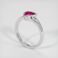 1.16 Ct. Ruby Ring, Platinum 950 2