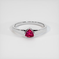 0.51 Ct. Ruby Ring, Platinum 950 1