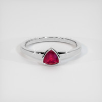 0.50 Ct. Ruby Ring, Platinum 950 1