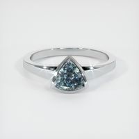 1.24 Ct. Sapphire Ring, Platinum 950 1