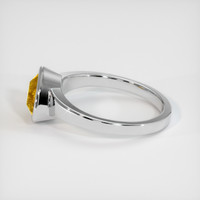 1.56 Ct. Yellow Sapphire Ring, Platinum 950 4