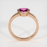 1.09 Ct. Pink Sapphire Ring, 14K Rose Gold 3