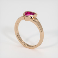 1.16 Ct. Ruby Ring, 14K Rose Gold 2