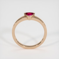 0.51 Ct. Ruby Ring, 14K Rose Gold 3