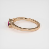 0.51 Ct. Ruby Ring, 14K Rose Gold 4