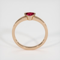 0.50 Ct. Ruby Ring, 14K Rose Gold 3