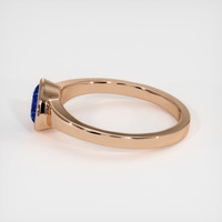 0.70 Ct. Sapphire Ring, 18K Rose Gold 4