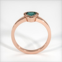 0.70 Ct. Sapphire Ring, 18K Rose Gold 3