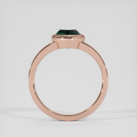 1.65 Ct. Bluish Green Sapphire Ring, 18K Rose Gold 3