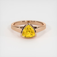 1.56 Ct. Sapphire Ring, 18K Rose Gold 1