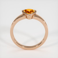 0.79 Ct. Sapphire Ring, 18K Rose Gold 3