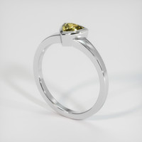0.48 Ct. Gemstone Ring, 14K White Gold 2