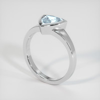 1.23 Ct. Gemstone Ring, 14K White Gold 2