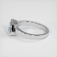 1.23 Ct. Gemstone Ring, 14K White Gold 4