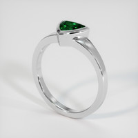 0.82 Ct. Gemstone Ring, 14K White Gold 2
