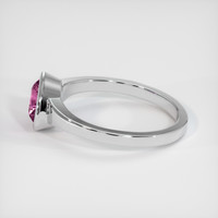 1.09 Ct. Sapphire Ring, 14K White Gold 4
