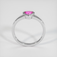 1.02 Ct. Pink Sapphire Ring, 14K White Gold 3
