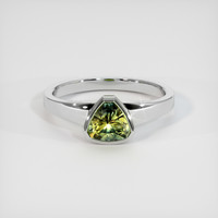 1.28 Ct. Bi Color Sapphire Ring, 14K White Gold 1